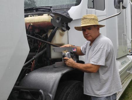 Trucker bought anti-theft armor